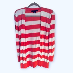 Women's lightweight stripped cardigan